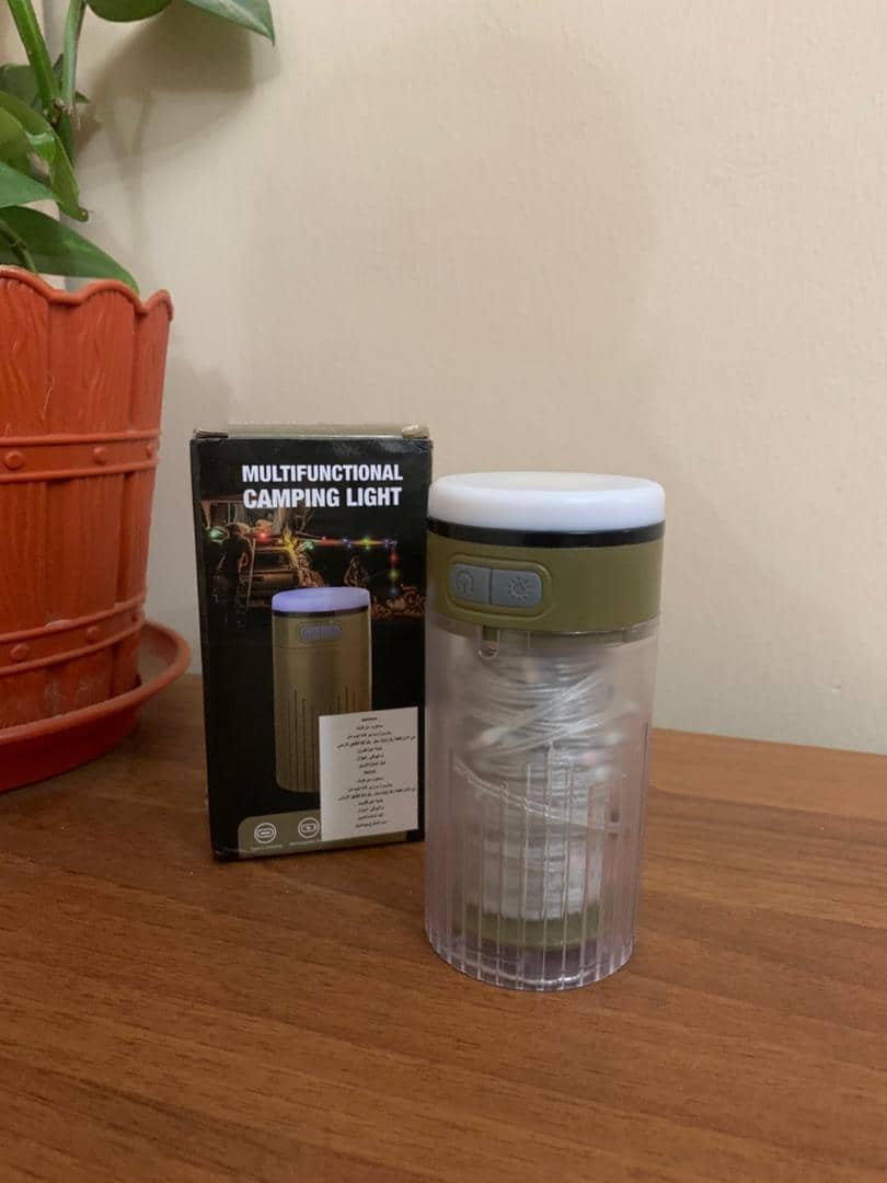 Lampe de Camping Enroulable avec Guirlande Lumineuse 10m – مصباح تخييم محمول وقابل للشحن - Camping et Randonnée - صورة 10