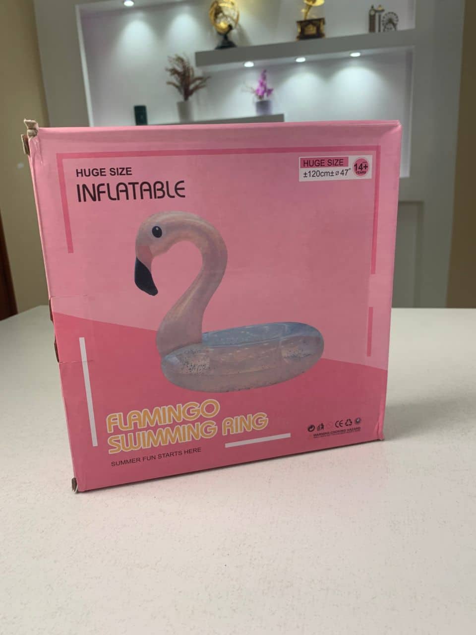 Bouée Gonflables en forme de Flamingo Rose -عوامة قابلة للنفخ فلامينجو - Vacance & Loisir - صورة 8
