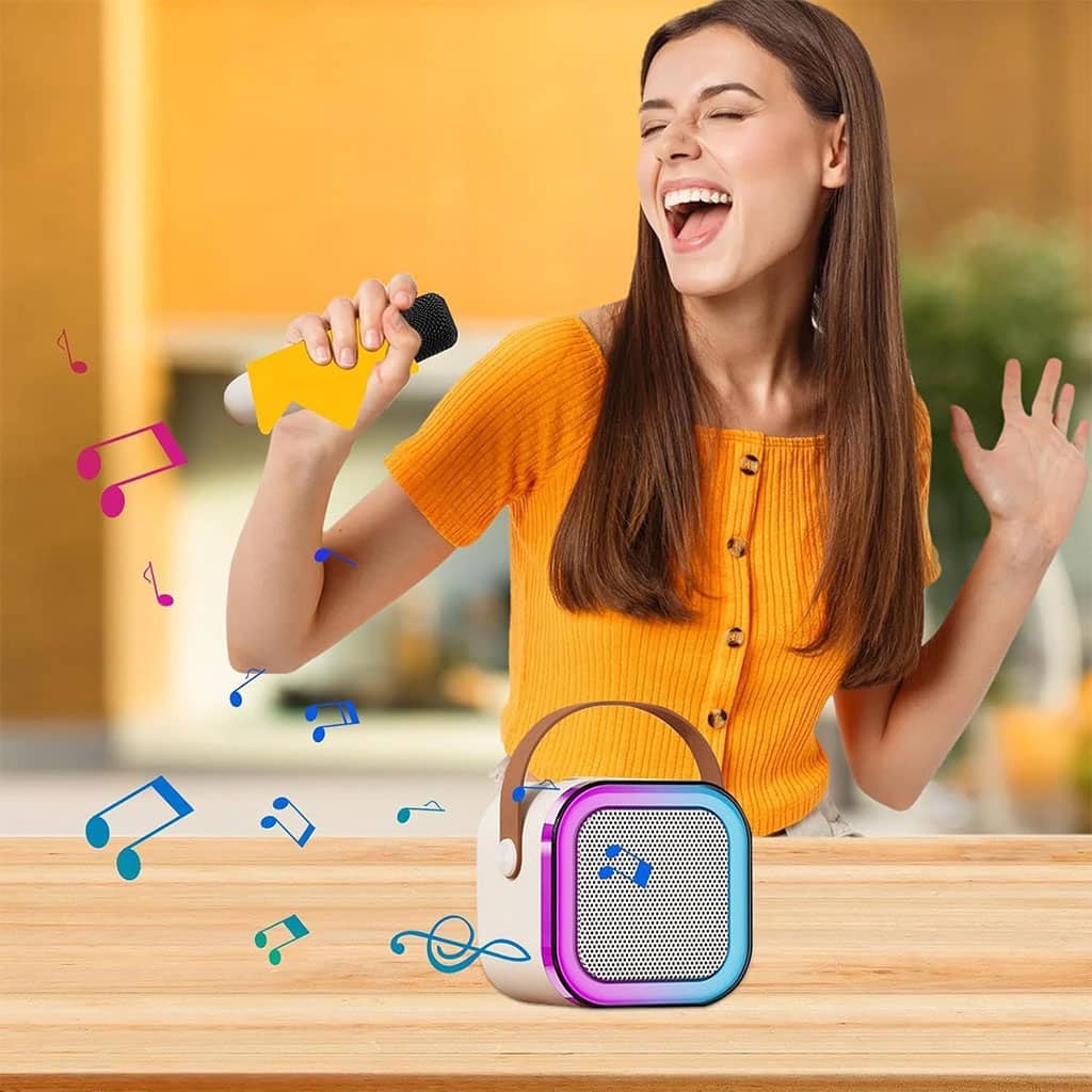 Pack Smart Watch et Haut Parleur Karaoké avec deux microphone – عرض خاص مكبر صوت كاريوكي مع ساعة ذكية - Électronique - صورة 3