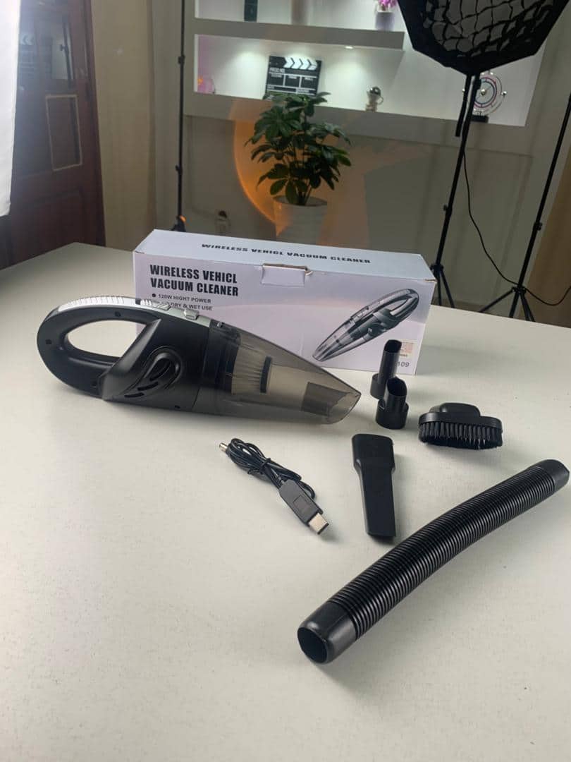 Aspirateur de voiture portable sans fil Puissance d’aspiration élevée 120W – مكنسة كهربائية لاسلكية - Accessoires Auto/Moto - صورة 9