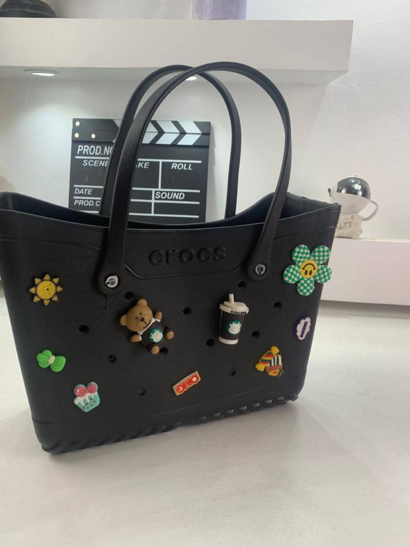 Crocs Sac fourre-tout de plage pour femmes imperméable – حقيبة نسائية للنزهات - Vacance & Loisir - صورة 8