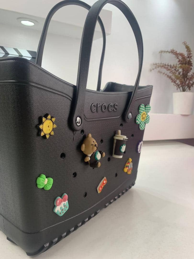 Crocs Sac fourre-tout de plage pour femmes imperméable – حقيبة نسائية للنزهات - Vacance & Loisir - صورة 9