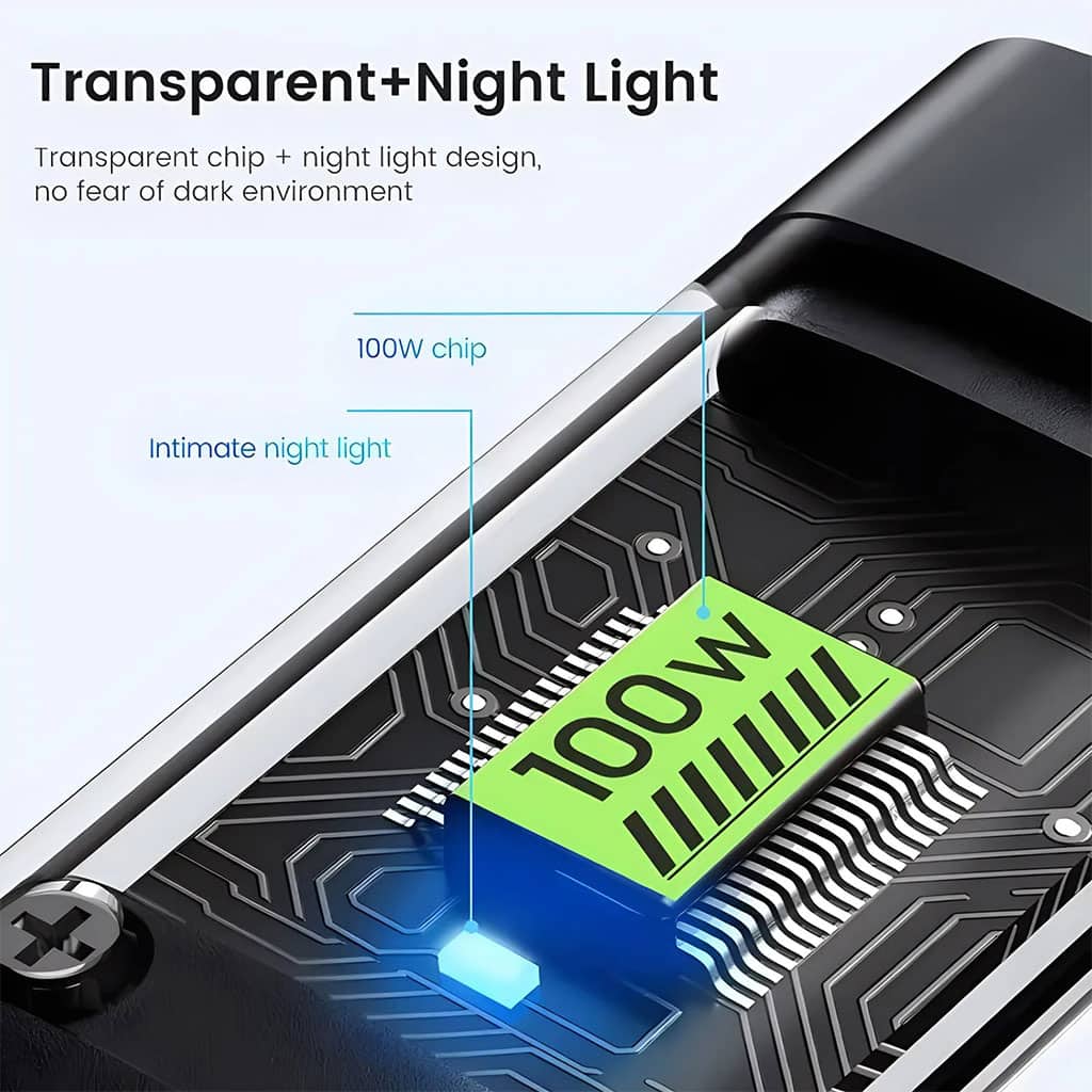 Câble USB 3en1 100W Charge rapide pour tout Type de Smartphone – كابل شحن سريع - Électronique - صورة 3
