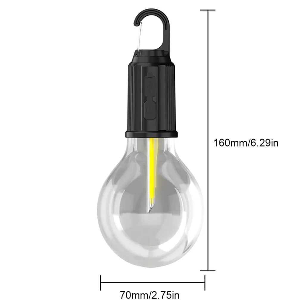Lampe de Camping Solaire étanche et Rechargeable 3 modes d’éclairage T01-B – مصباح محمول بالطاقة الشمسية - Camping et Randonnée - صورة 5