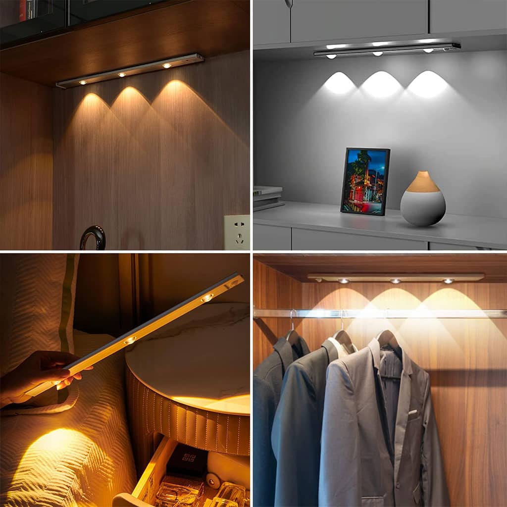 Lampe LED Rechargeable avec Détecteur De Mouvement Intérieur 3 Modes – مصباح مناطق ضيقة بعدة أوضاع - Électronique - صورة 3