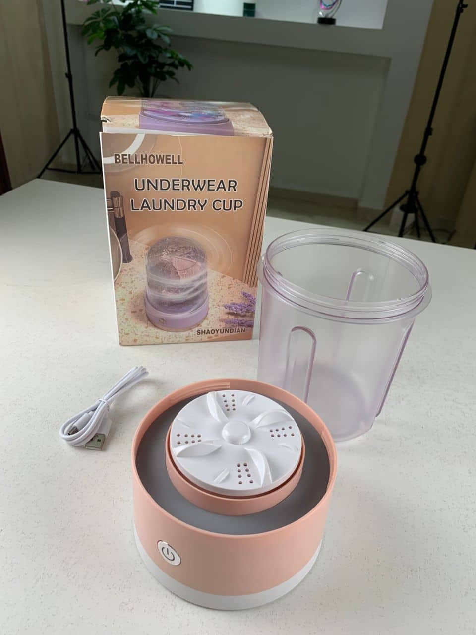 Mini-machine à laver portable rechargeable pour sous-vêtements – غسالة ملابس داخلية محمولة - Électronique - صورة 10