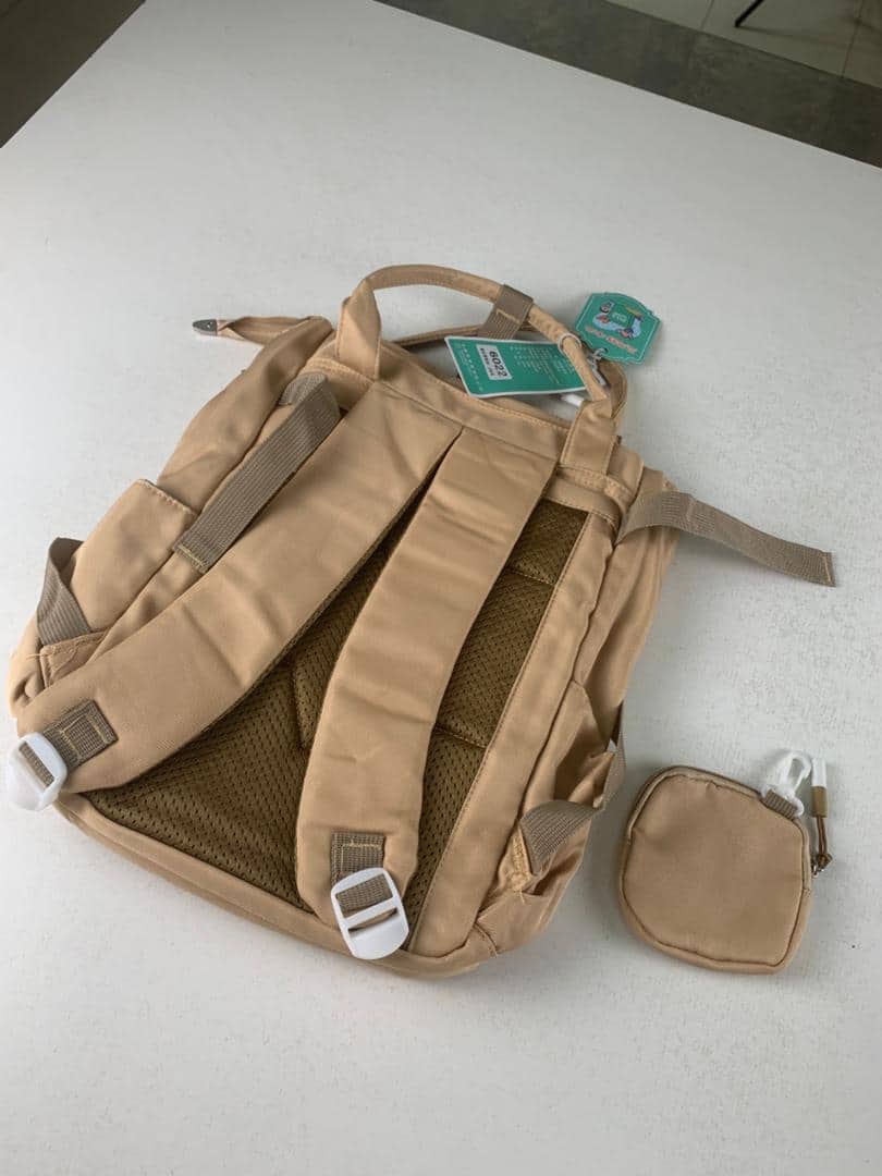 Ensemble de sacs d’école Kawai pour Enfants 2Pcs Avec Pochette Beige – محفظة 2 قطع كاواي مع محفظة صغيرة بيج - Sac à dos et Mode - صورة 6