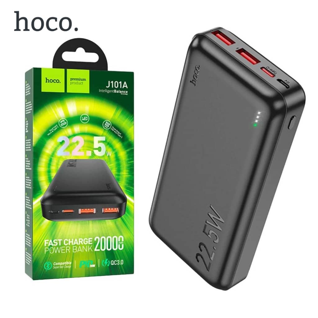 Hoco Power Bank Fast Charge Qc 3.0 20000mAh – J101A - Électronique - صورة 3