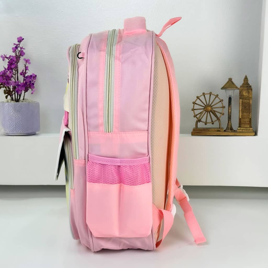 Sac à Dos pour Enfants avec Trousse Assortie 2504 Rose – حقيبة ظهر مدرسية للأطفال مع مقلمة وردي - Sac à dos et Mode - صورة 7