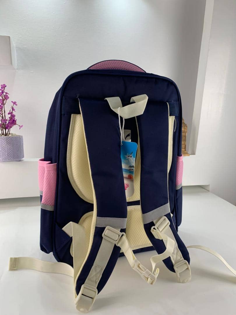 Sac à Dos Scolaire pour Enfants SUNDAY Rose et Bleu – حقيبة ظهر مدرسية للأطفال وردي وأزرق - Sac à dos et Mode - صورة 4