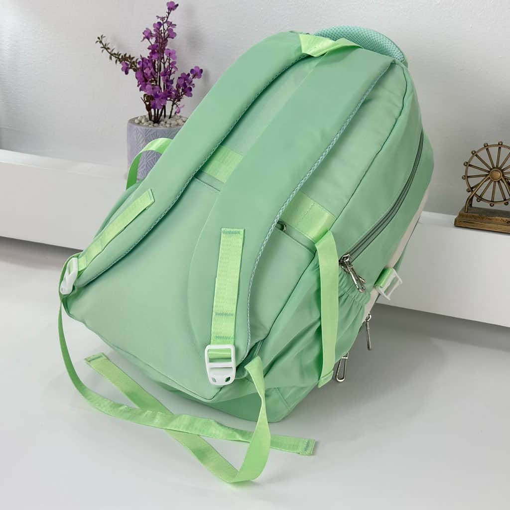 Sac à Dos Scolaire pour Enfants Style Kawaii BoShiKai Vert – حقيبة ظهر مدرسية للأطفال أخضر - Sac à dos et Mode - صورة 6