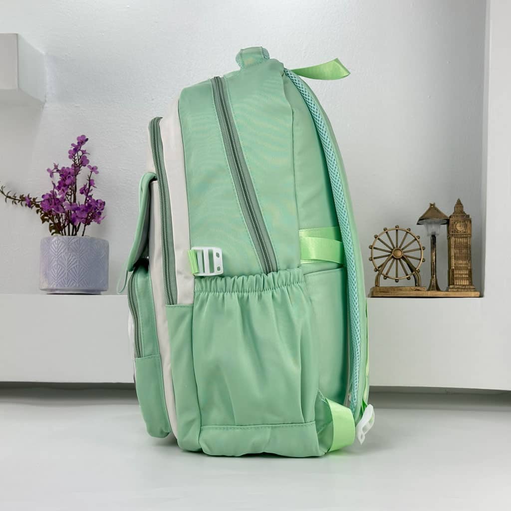 Sac à Dos Scolaire pour Enfants Style Kawaii BoShiKai Vert – حقيبة ظهر مدرسية للأطفال أخضر - Sac à dos et Mode - صورة 7