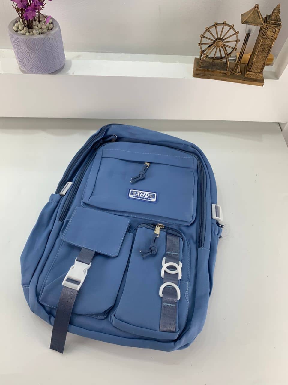 Sacs à dos d’école Style Décontracté XHD Bleu – حقيبة ظهر مدرسية أزرق - Sac à dos et Mode - صورة 5