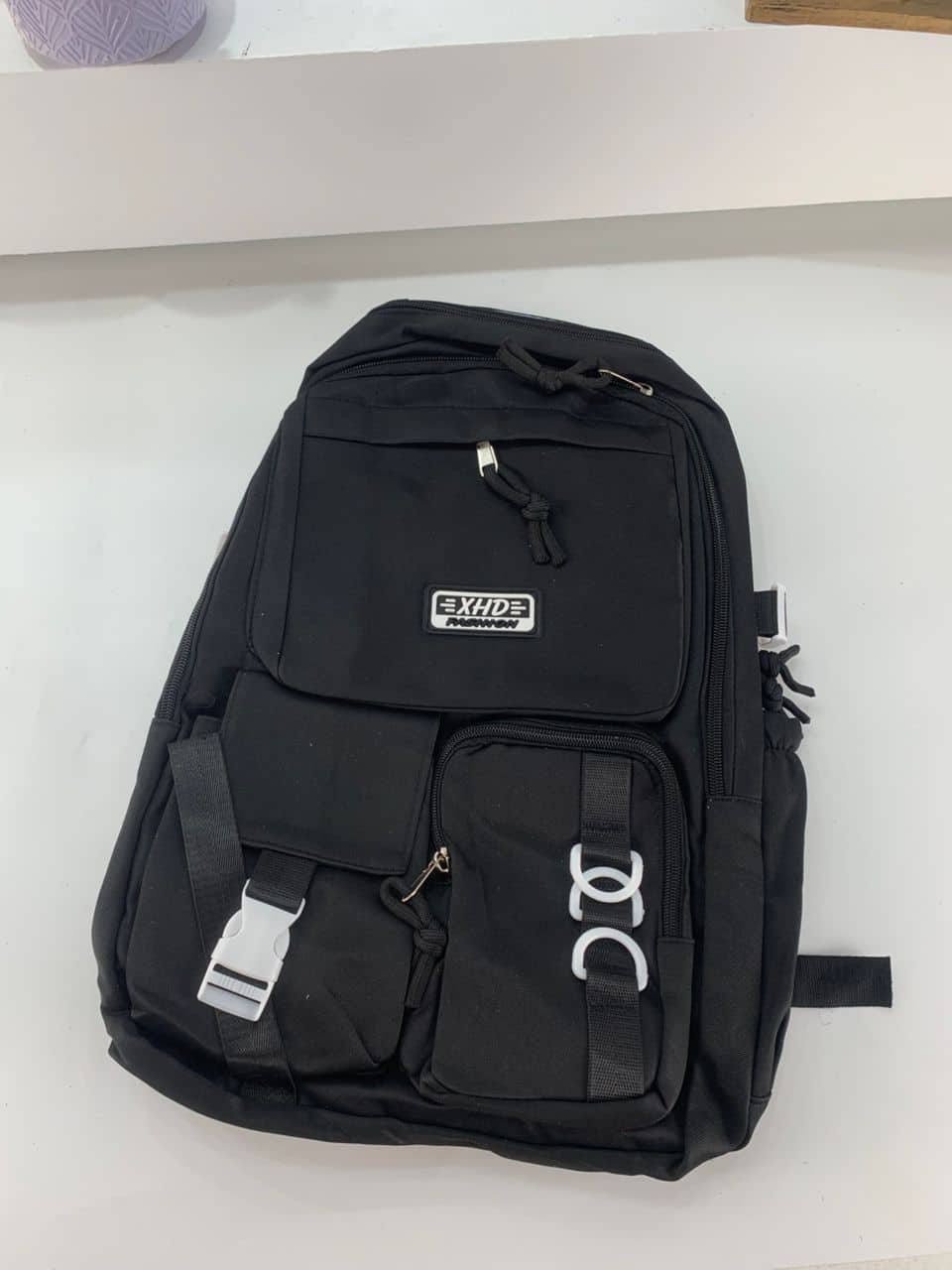 Sacs à dos d’école Style Décontracté XHD Noir – حقيبة ظهر مدرسية أسود - Sac à dos et Mode - صورة 5