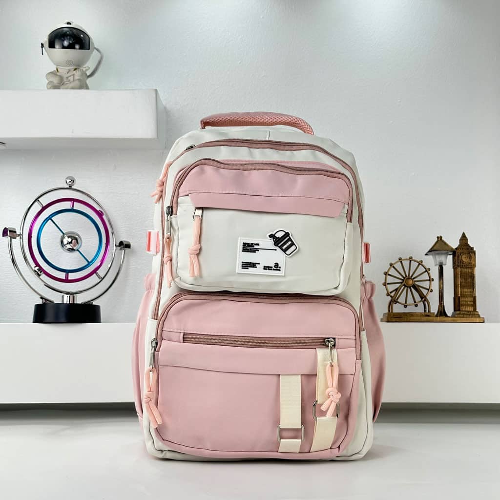 Sacs à dos d’école Style Décontracté Milkshake Rose – حقيبة ظهر مدرسية وردي - Sac à dos et Mode - صورة 2