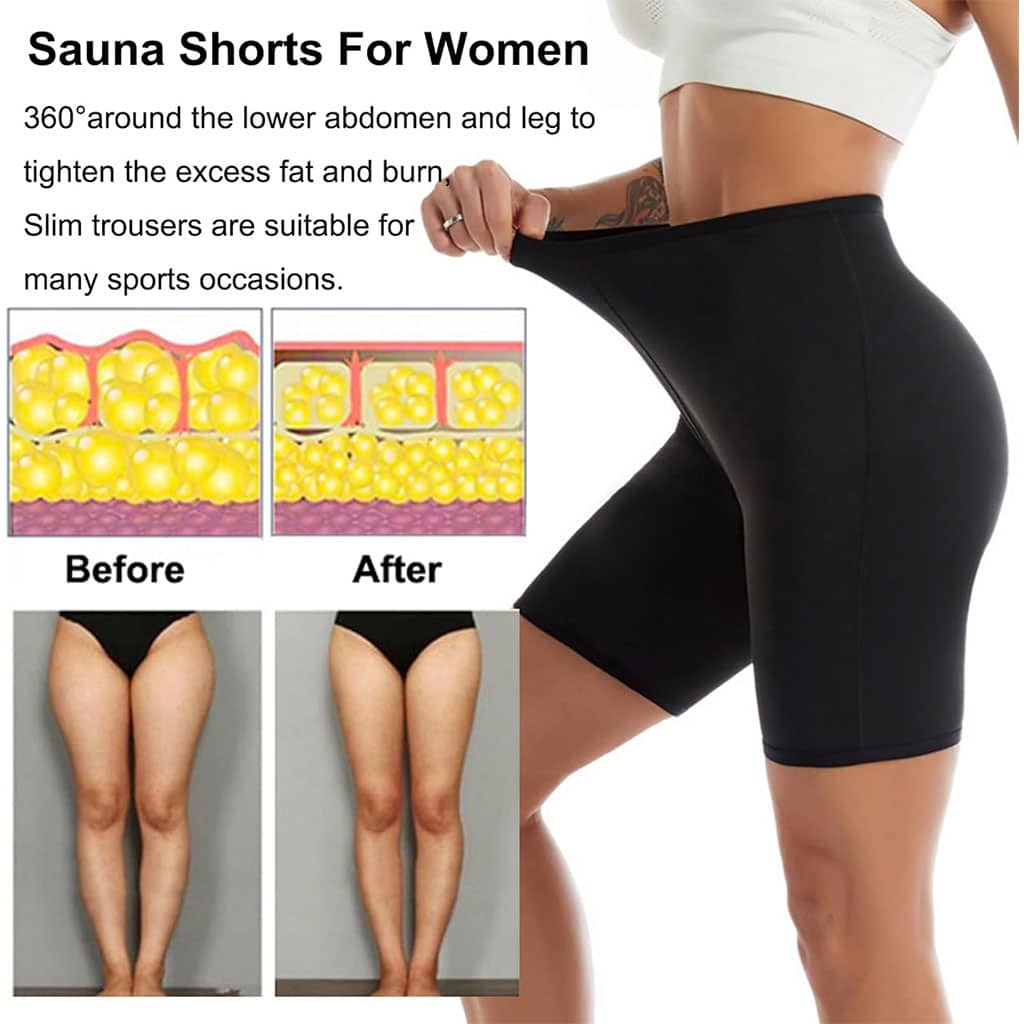 Leggings Sauna d’entraînement Taille Haute pour Femmes – شورت تعرق للنساء - Sport - صورة 3