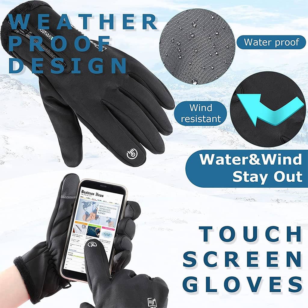 Pack Cagoule d’hiver Excefore avec gants thermiques pour écran tactile – طقم قناع وجه مع قفازات شتوية - Maison - صورة 4