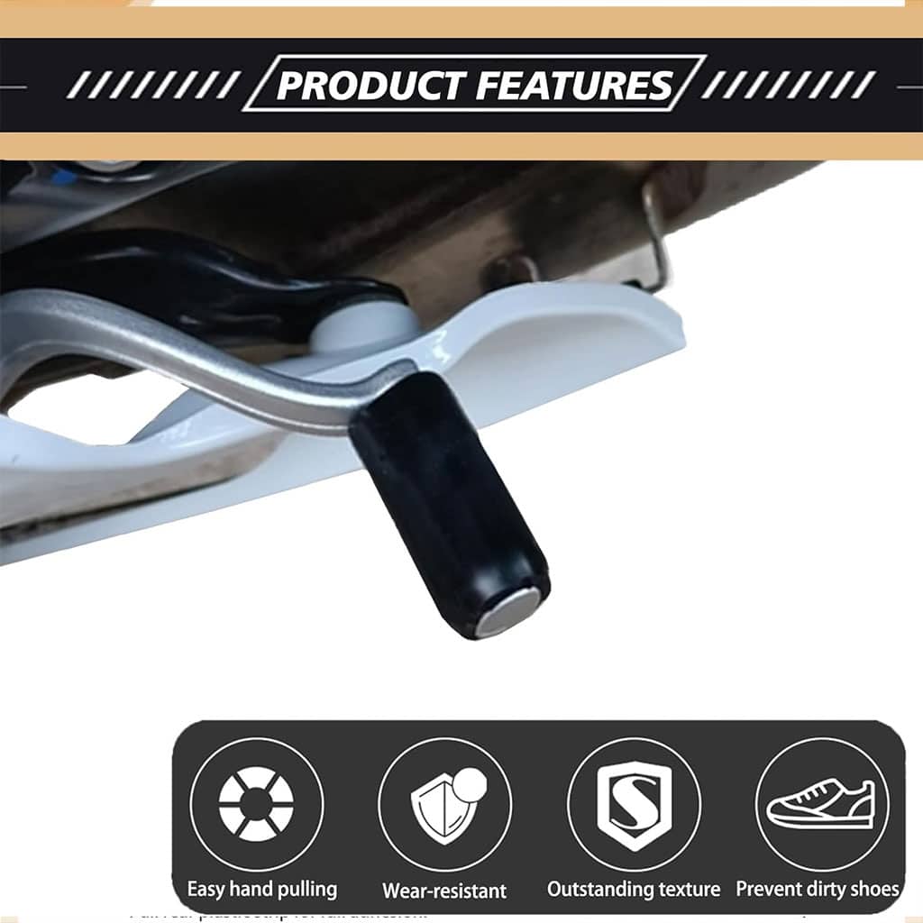 Protège Chaussures pour Moto en Caoutchouc Durable – أداة حماية الأحذية لسائقي الدراجات - Accessoires Auto/Moto - صورة 2