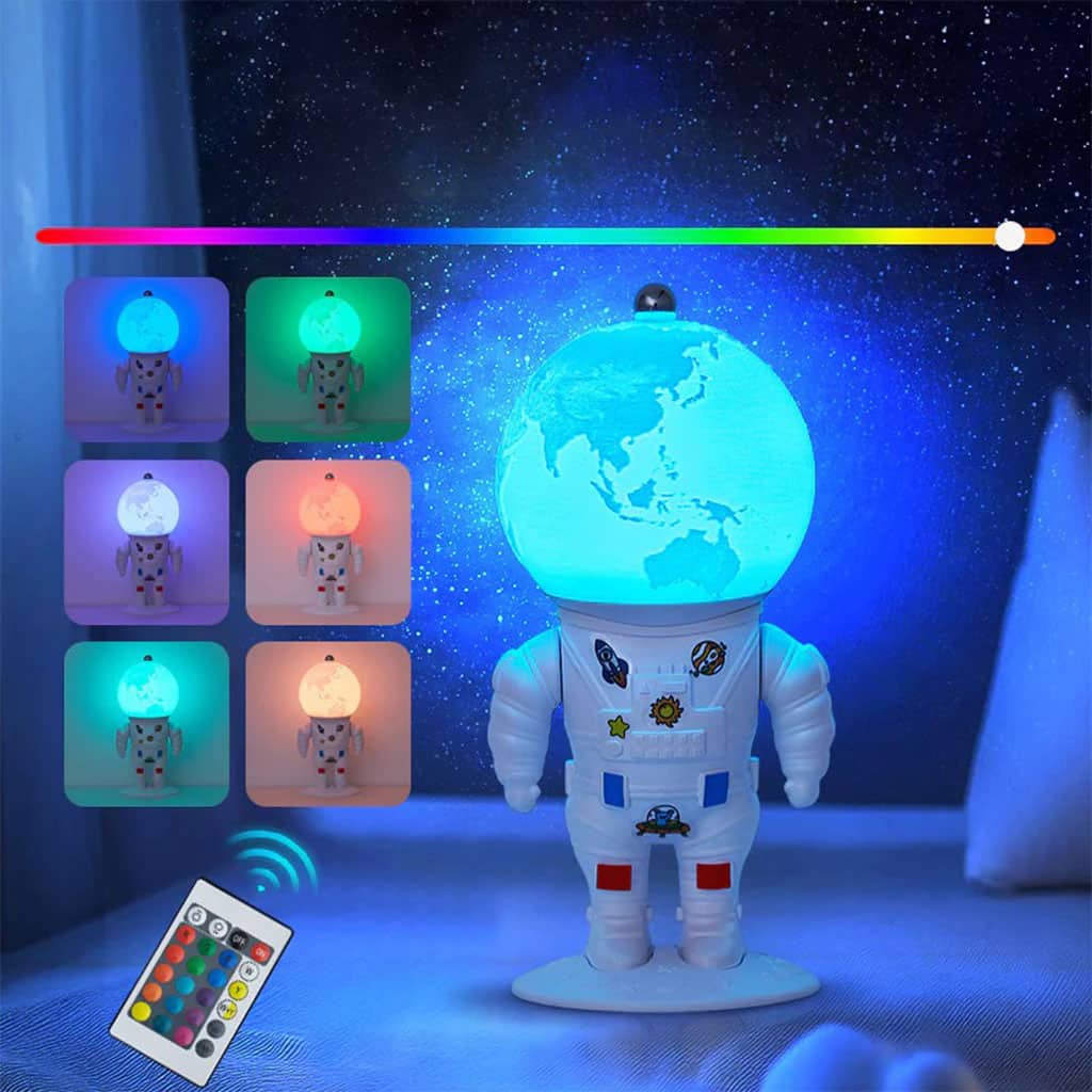 Lampe Astronaute lunaire avec télécommande et LED 16 couleurs – مصباح رجل الفضاء - Électronique - صورة 5