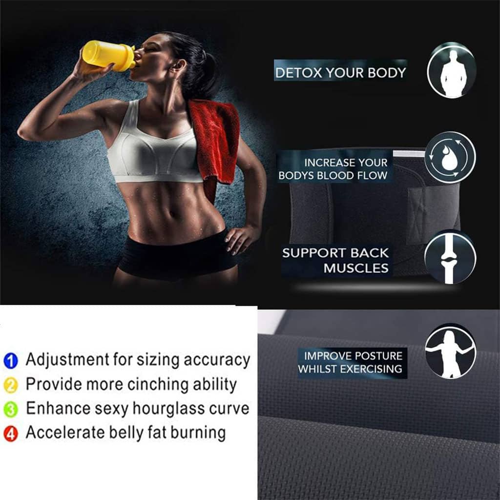 Ceinture Amincissante pour Femmes avec Poche pour Téléphone – حزام تنحيف للنساء - Sport - صورة 4