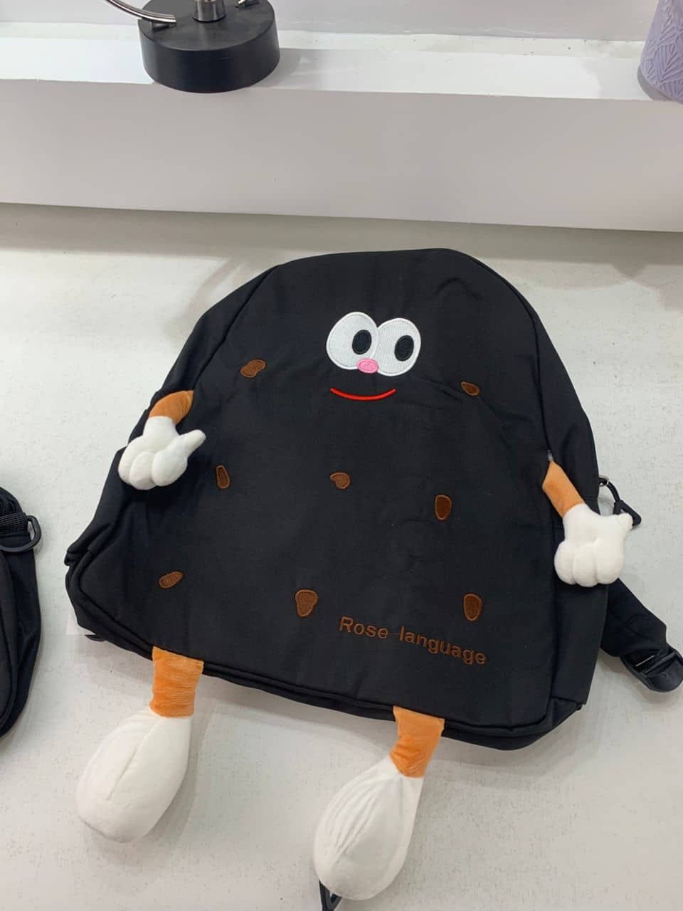 Ensemble de sacs d’école Kawai pour adolescents 3Pcs Language Noir – محفظة 3 قطع كاواي أسود - Sac à dos et Mode - صورة 7