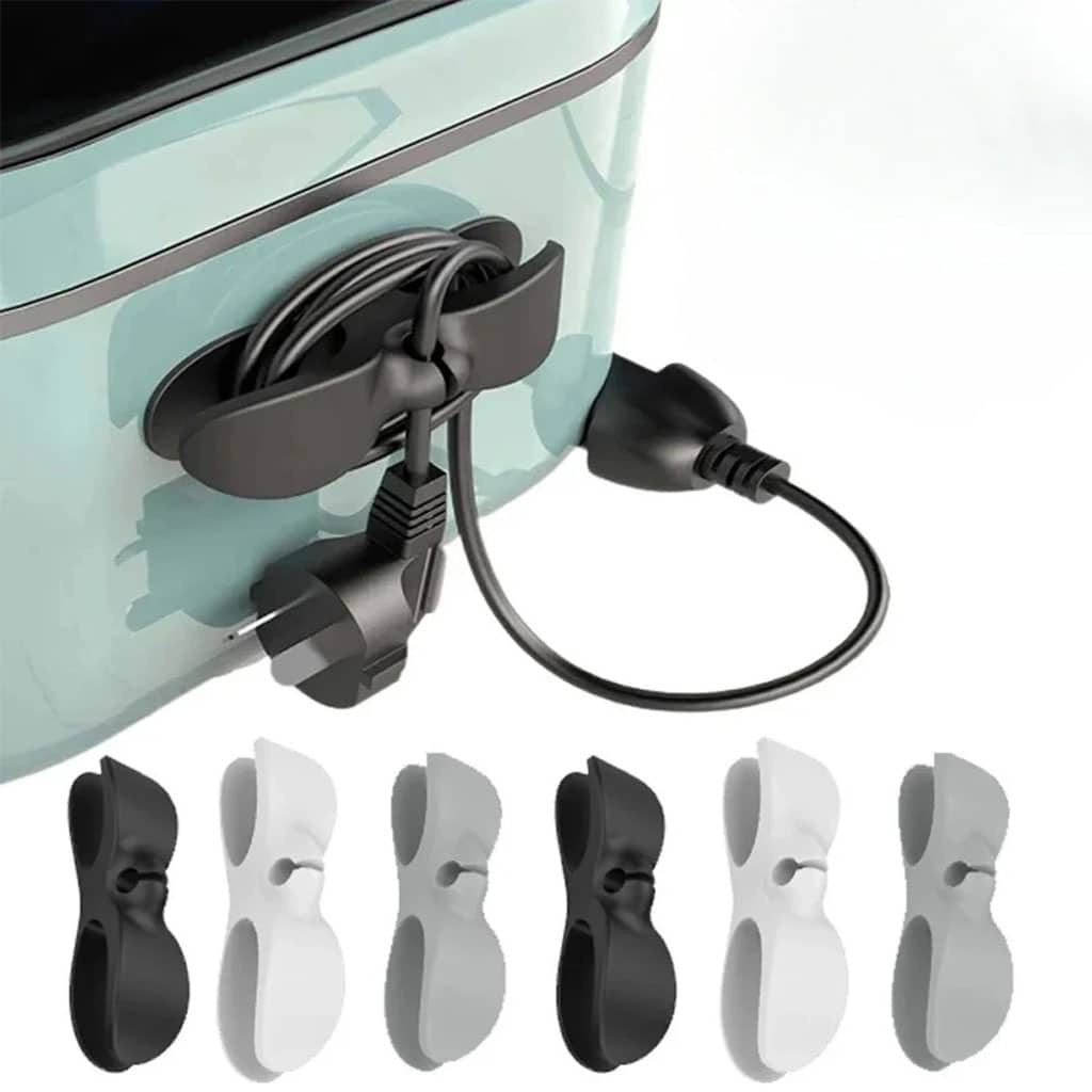 Support Enrouleur de Câble 6Pcs Facile à Installer – مثبت ومنظم كابلات - Divers - صورة 3