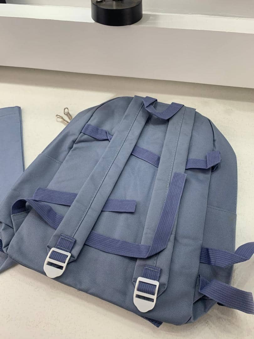 Ensemble de sacs d’école Kawai pour adolescents 4Pcs CLBD V3 Bleu – محفظة 4 قطع كاواي أزرق - Sac à dos et Mode - صورة 8