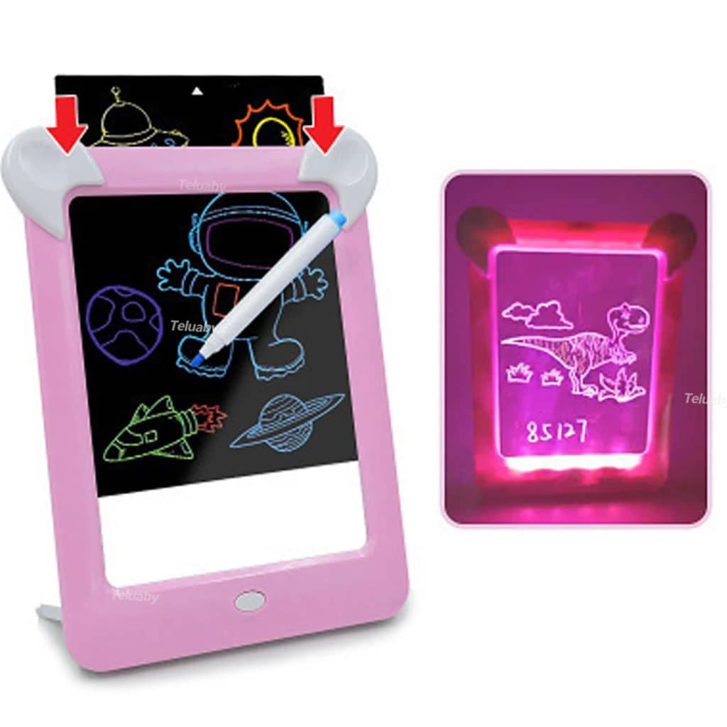Magic Pad Tablette Graphique Lumineuse pour Enfants – لوحة رسم للأطفال - Jouet & Gaming - صورة 4