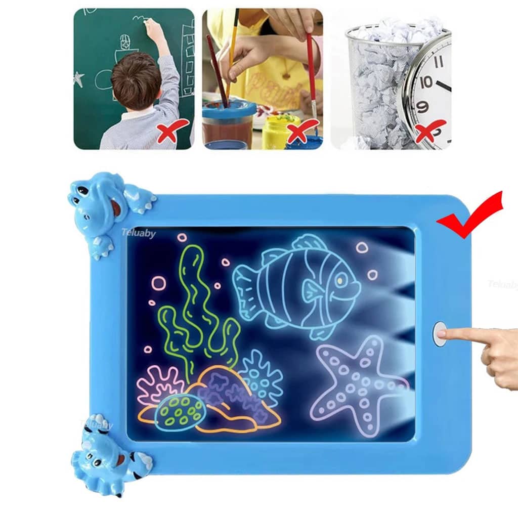 Magic Pad Tablette Graphique Lumineuse pour Enfants – لوحة رسم للأطفال - Jouet & Gaming - صورة 5