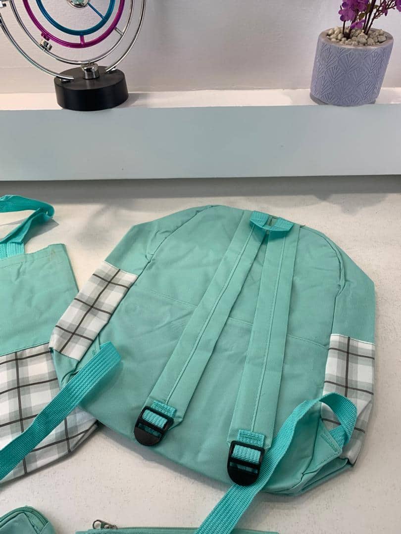 Ensemble de sacs d’école Kawai pour adolescents 4Pcs CLBD V4 Vert – محفظة 4 قطع كاواي أخضر - Sac à dos et Mode - صورة 8