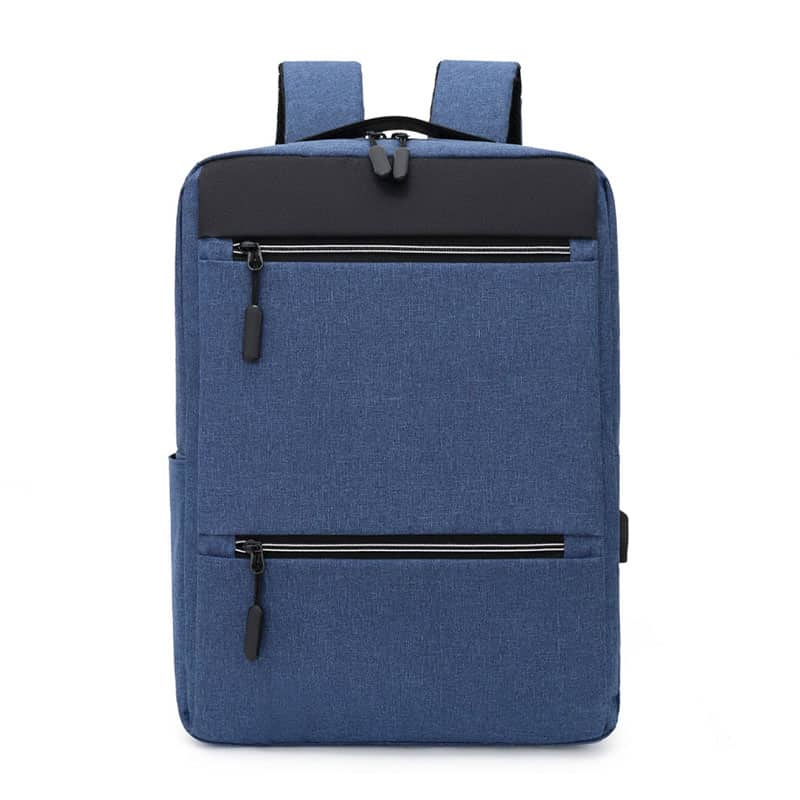 Sac à dos homme avec sac bandoulière et trousse 3en1 bleu 2775-11 – محفظة ظهر رجالية 3 قطع أزرق - Sac à dos et Mode - صورة 2