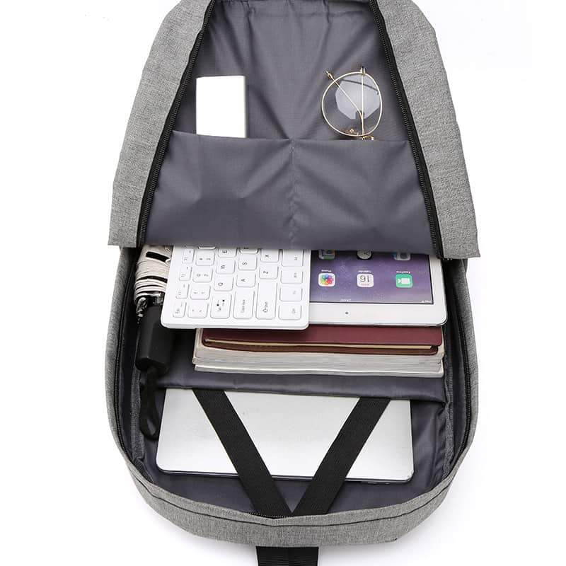 Sac à dos Bicolore Style Coréen Unisexe 127772-2 Bleu – محفظة ظهر للكبار أزرق - Sac à dos et Mode - صورة 2
