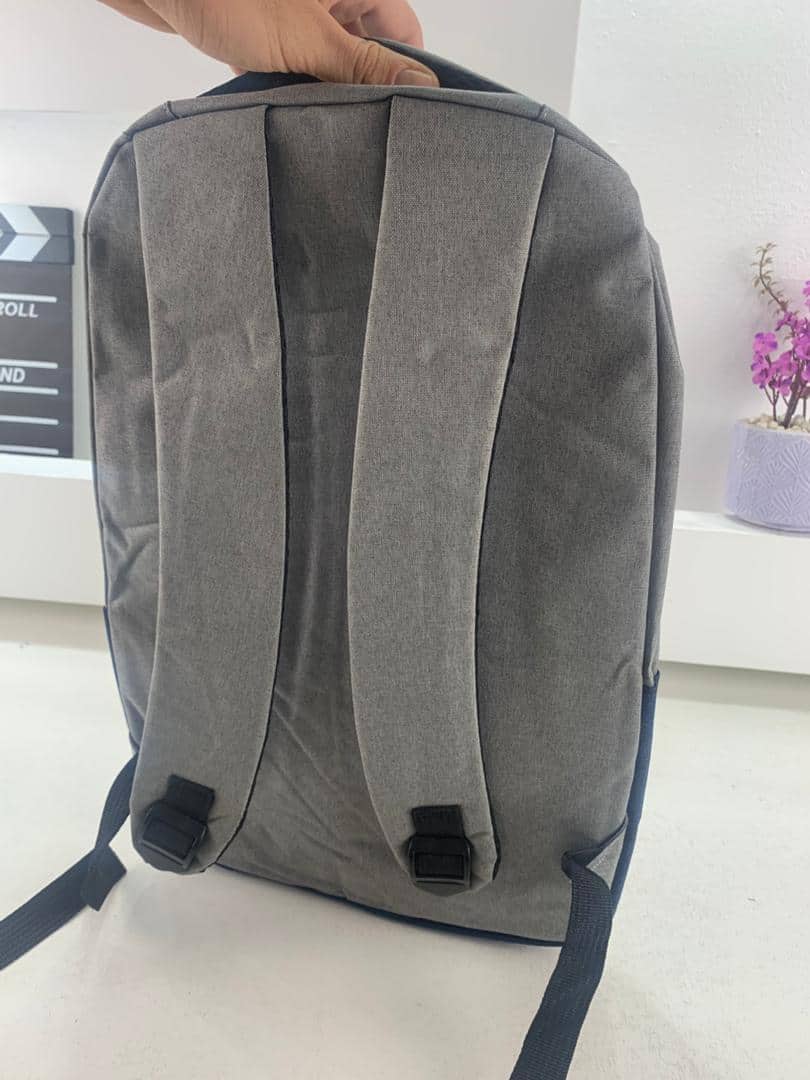 Sac à dos Bicolore Style Coréen Unisexe 127772-2 Bleu – محفظة ظهر للكبار أزرق - Sac à dos et Mode - صورة 7