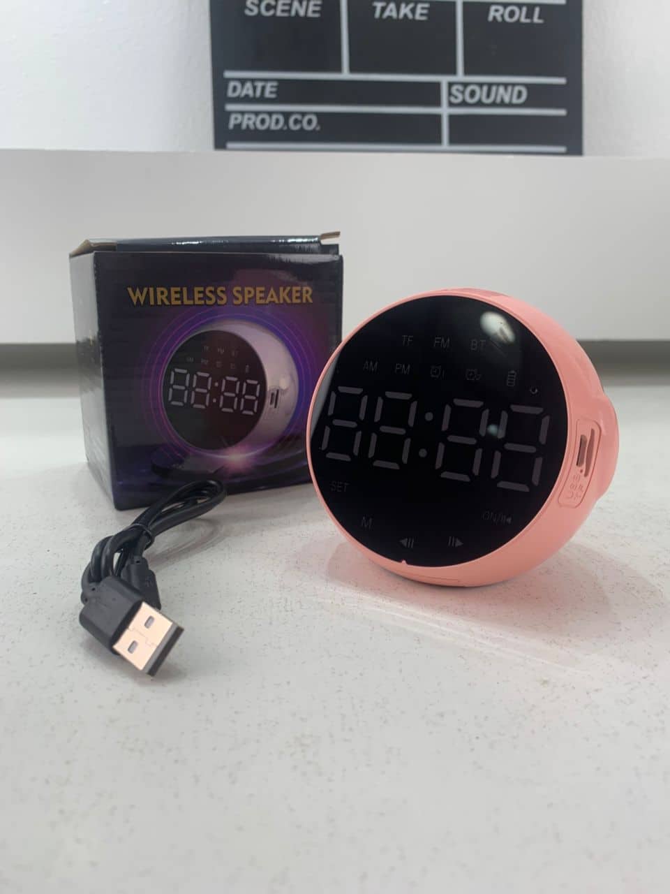 Haut Parleur Bluetooth et Réveil de bureau à LED numérique – مكبر صوت ومنبه إلكتروني - Électronique - صورة 6