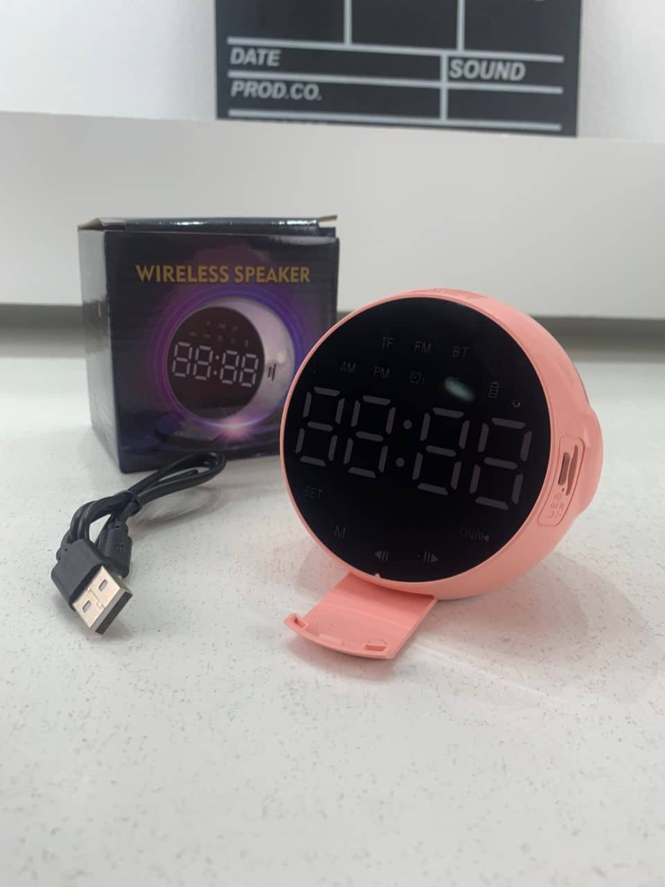 Haut Parleur Bluetooth et Réveil de bureau à LED numérique – مكبر صوت ومنبه إلكتروني - Électronique - صورة 7