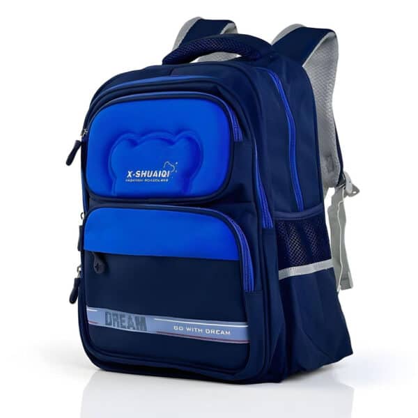 Sac à Dos Scolaire Orthopédique pour Enfants X-SHUAIQI Bleu – محفظة مدرسية للأطفال أزرق - Sac à dos et Mode - صورة 2