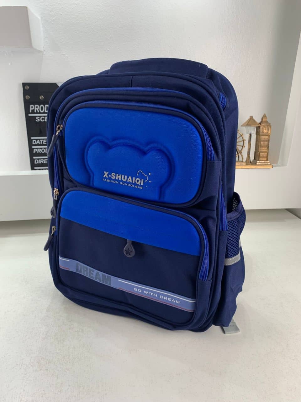 Sac à Dos Scolaire Orthopédique pour Enfants X-SHUAIQI Bleu – محفظة مدرسية للأطفال أزرق - Sac à dos et Mode - صورة 4