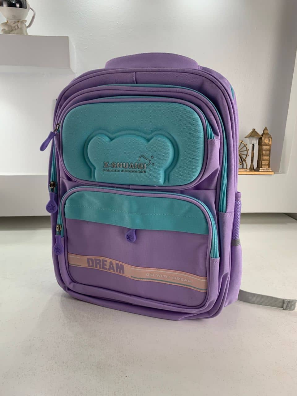 Sac à Dos Scolaire Orthopédique pour Enfants X-SHUAIQI Mauve – محفظة مدرسية للأطفال بنفسجي - Sac à dos et Mode - صورة 4