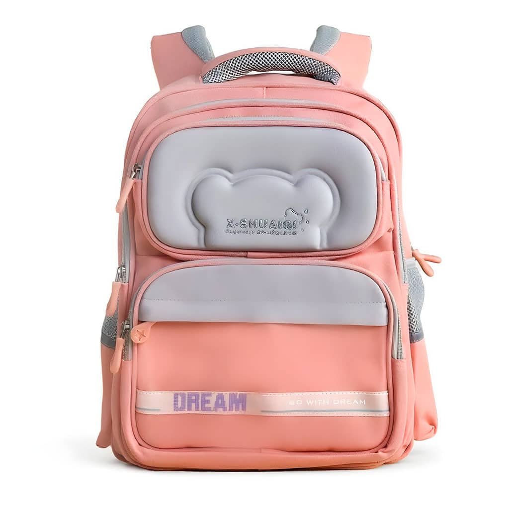 Sac à Dos Scolaire Orthopédique pour Enfants X-SHUAIQI Rose – محفظة مدرسية للأطفال وردي - Sac à dos et Mode - صورة 2