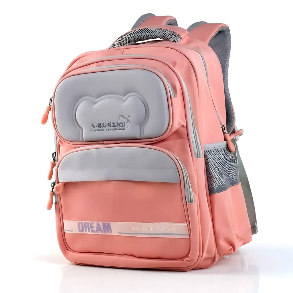 Sac à Dos Scolaire Orthopédique pour Enfants X-SHUAIQI Rose – محفظة مدرسية للأطفال وردي - Sac à dos et Mode - صورة 3