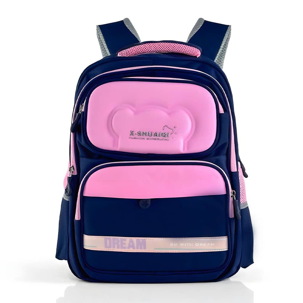 Sac à Dos Scolaire Orthopédique pour Enfants X-SHUAIQI Rose et Bleu – محفظة مدرسية للأطفال وردي وأزرق - Sac à dos et Mode - صورة 3