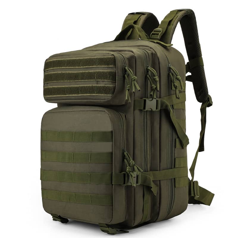 Sac à dos tactique 50L imperméable pour  Randonnée , voyage, alpinisme, + Matelas pliable Cadeau - Camping et Randonnée - صورة 4