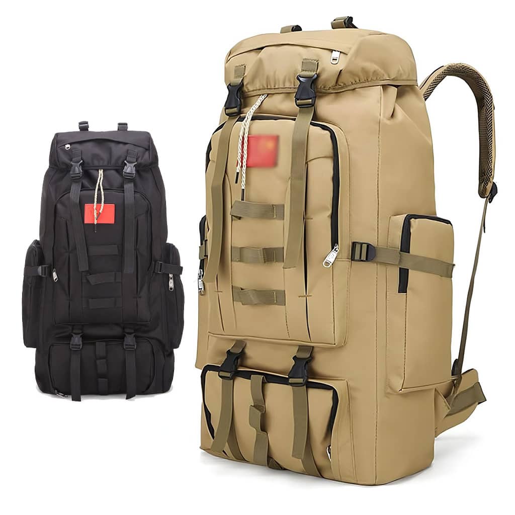 Sac à dos de randonnée tactique KIDOT 100L SDM08 + Matelas pliable Cadeau - Camping et Randonnée - صورة 4