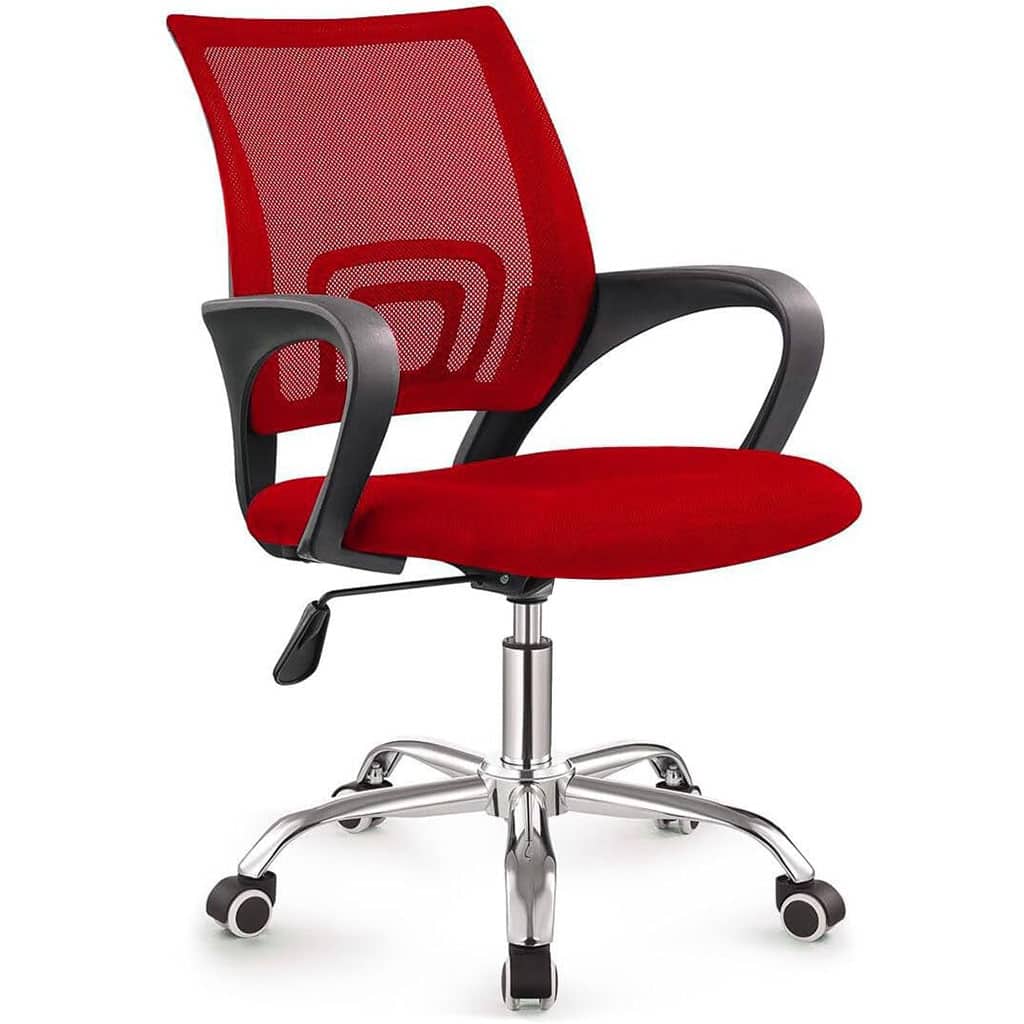 Chaise de Bureau Ergonomique avec Support Lombaire Rouge – كرسي مكتب مريح مع دعامة للظهر - Divers - صورة 3