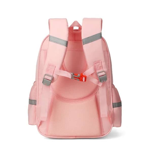 Sac à Dos Enfant Ludique avec Plusieurs Compartiment et un Peluche LM-5122 Rose – حقيبة ظهر للأطفال وردي - Sac à dos et Mode - صورة 2