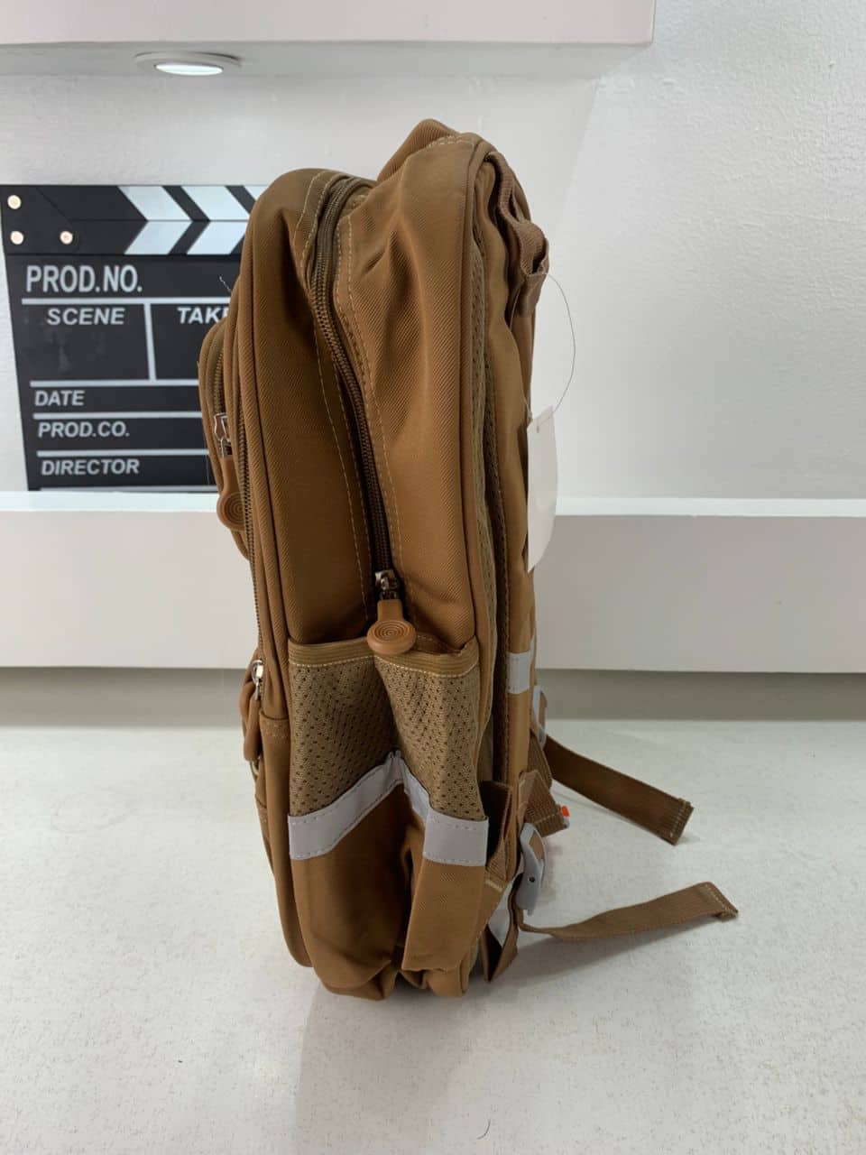 Sac à Dos Enfant Ludique avec Plusieurs Compartiment et un Peluche LM-5122 Marron – حقيبة ظهر للأطفال بني - Sac à dos et Mode - صورة 6