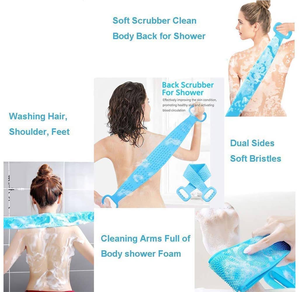 Brosse de Bain en Silicone pour Nettoyer le Corps – فرشاة الإستحمام من السيليكون - Maison - صورة 4