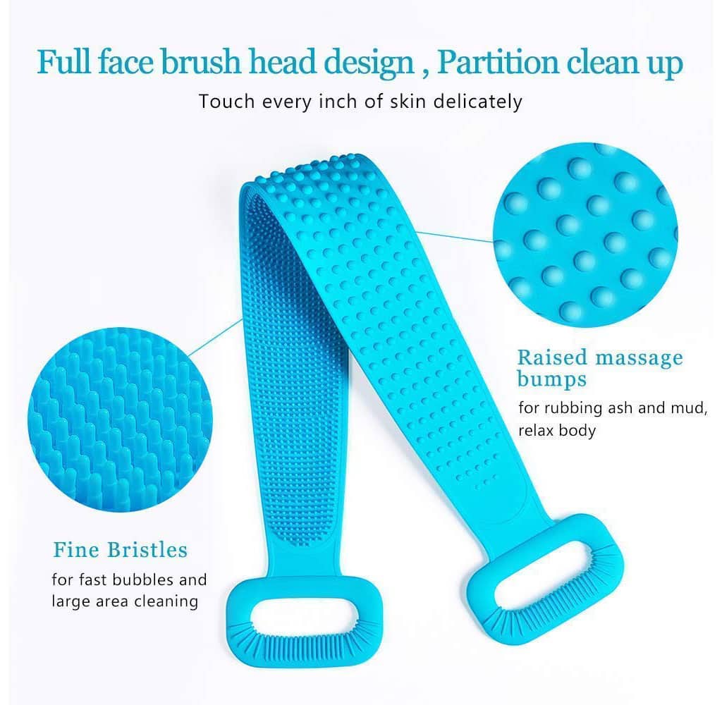 Brosse de Bain en Silicone pour Nettoyer le Corps – فرشاة الإستحمام من السيليكون - Maison - صورة 7