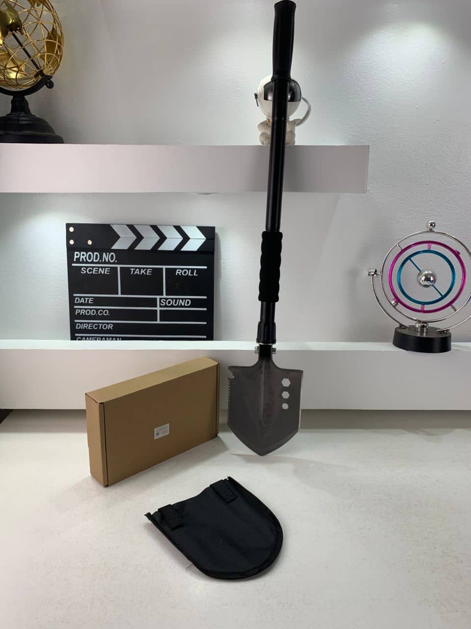 Pelle en ‎acier à haute teneur en carbone avec 3 Combinaisons de Longueur et outil de mesure – مجرفة متعددة الإستعمالات - Outillage et Bricolage - صورة 7