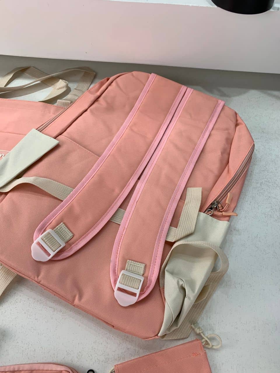 Ensemble de sacs d’école Kawai pour adolescents 5Pcs YISIYUAN Rose – محفظة 5 قطع كاواي وردي - Sac à dos et Mode - صورة 5